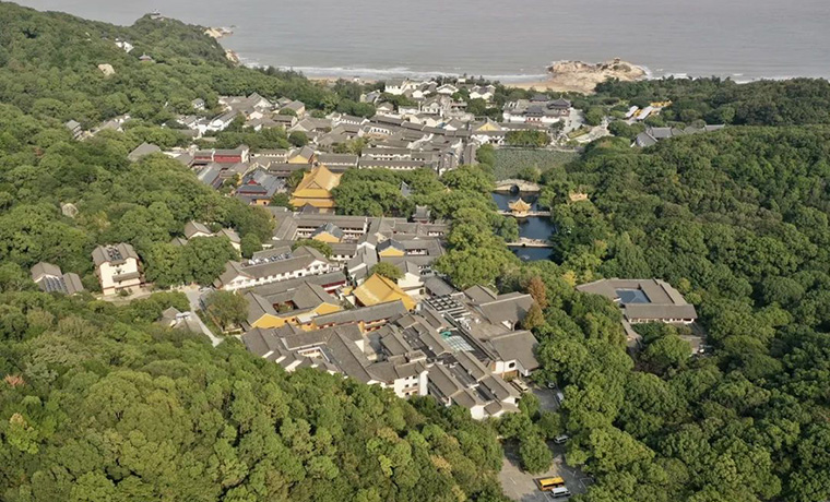 美丽寺院影像：普陀山普济禅寺